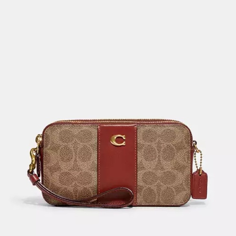 NWOT Kira Crossbody Bag In Colorblock Signature Canvas